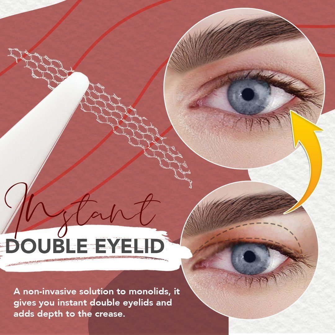 🔥 Last Day 49% OFF🔥GLUE-FREE INVISIBLE DOUBLE EYELID STICKER(120 STRIPS / PACK)